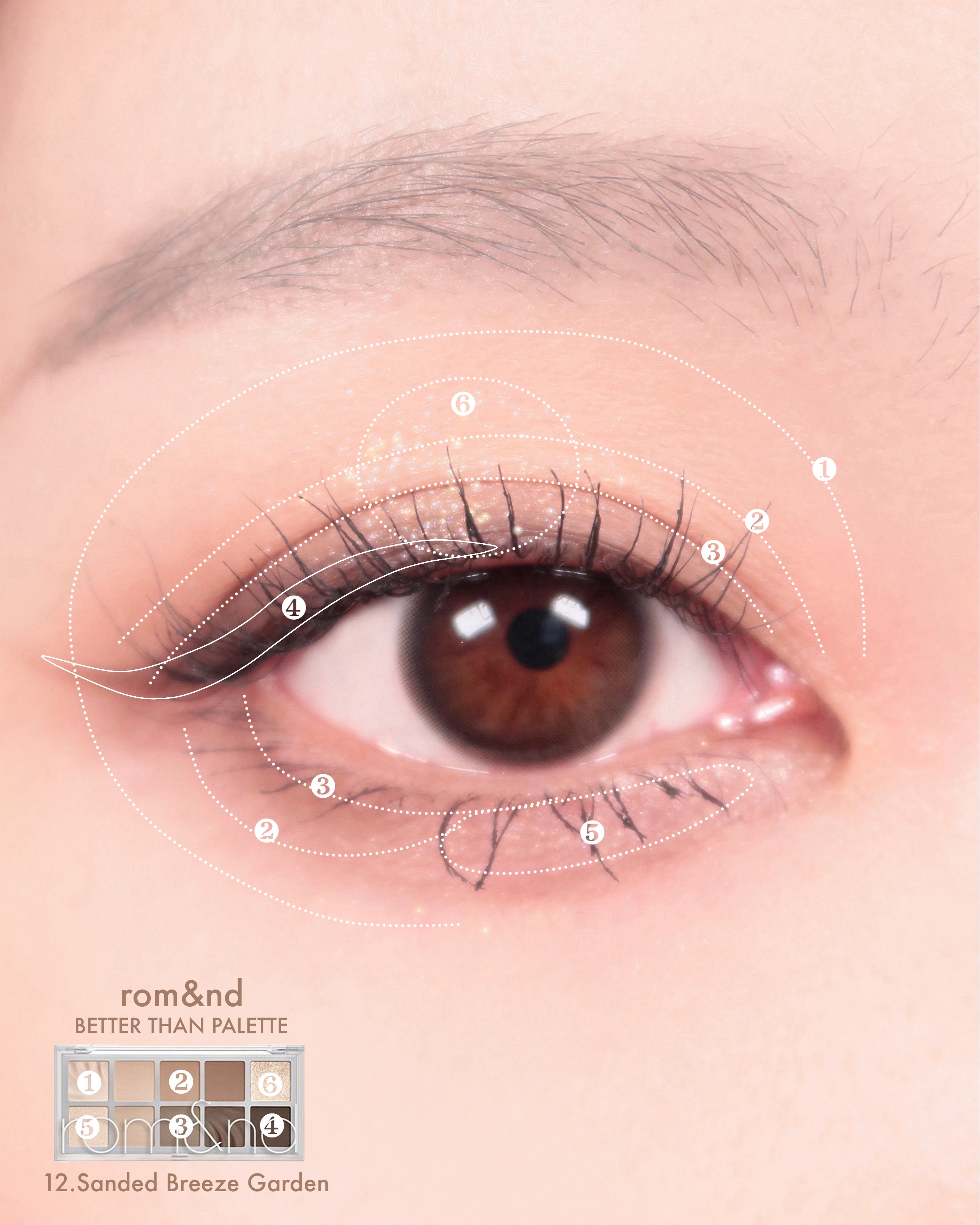 ベターザンパレット/rom&nd/アイシャドウパレットを使ったクチコミ（1枚目）