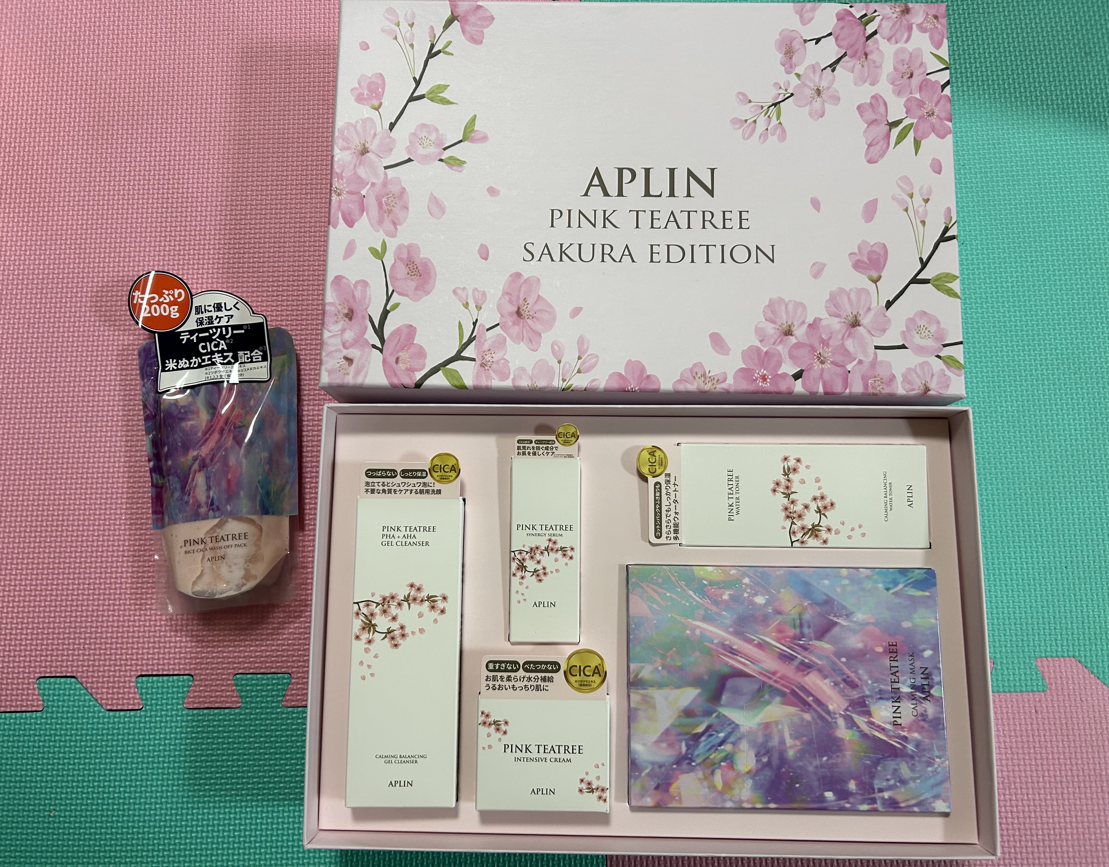 ピンクティーツリージェルクレンザー/APLIN/その他洗顔料を使ったクチコミ（1枚目）