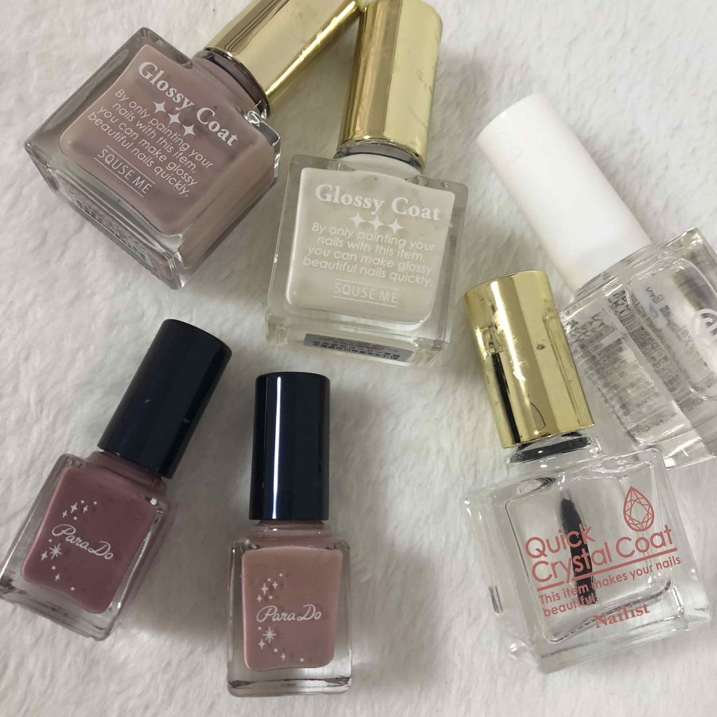 グロッシーコート/スキューズミー/オールインワンネイルを使ったクチコミ（2枚目）