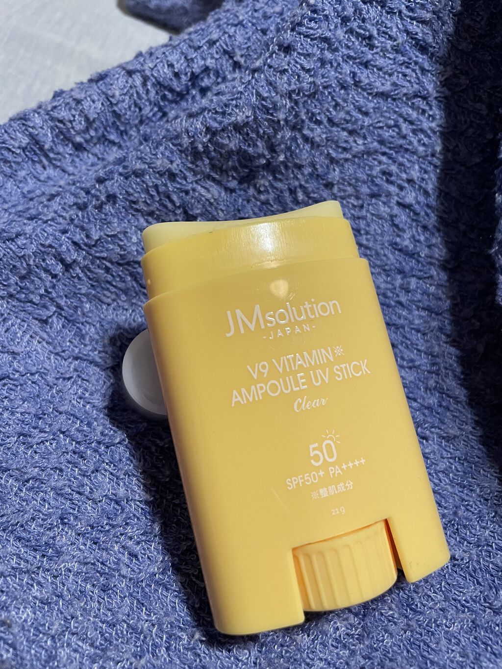 日焼け止めスティック V9ビタミンアンプルスティック CLEAR/JMsolution/日焼け止めスティックを使ったクチコミ（3枚目）
