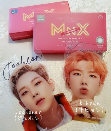 THEPIEL MnXのクチコミ「や、やっと来た！！

#MnX
THEPIEL×MONSTAXカラーコンタクト。

税関問題で.....」（2枚目）