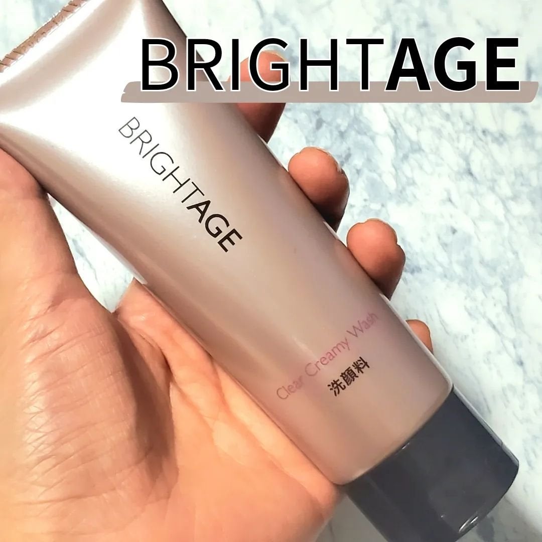 クリア クリーミーウォッシュ/BRIGHTAGE/洗顔フォームを使ったクチコミ(1枚目)