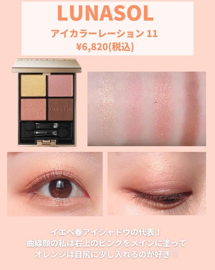 アイカラーレーション/LUNASOL/アイシャドウパレットを使ったクチコミ(4枚目)
