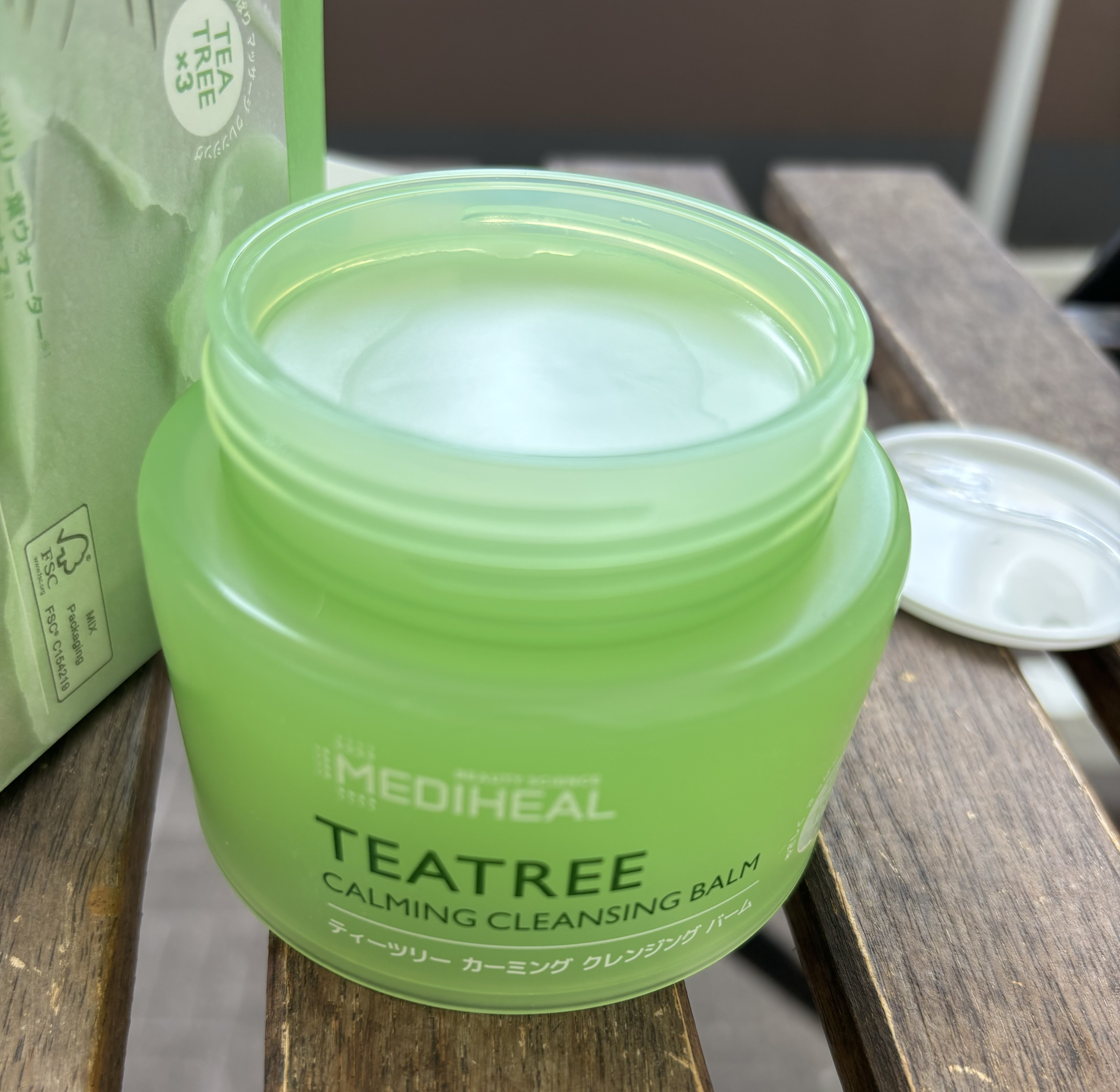 ティーツリーカーミングクレンジングバーム/MEDIHEAL/クレンジングバームを使ったクチコミ（2枚目）