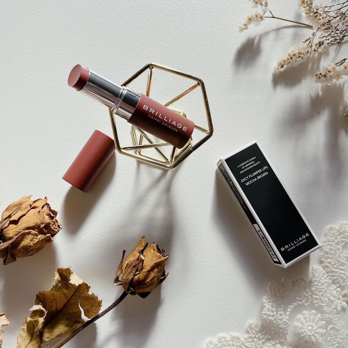  ジューシー プランパー リップス モカブラウン/ブリリアージュ/リッププランパーを使ったクチコミ（1枚目）