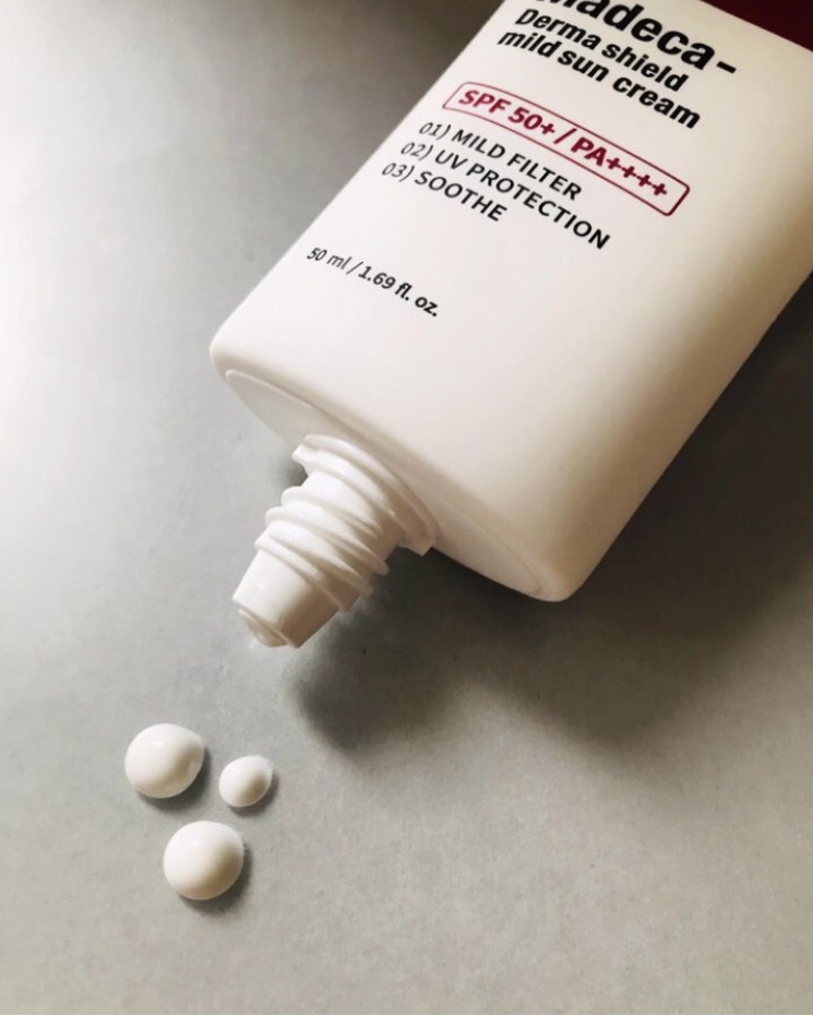 マデカ ダーマシールド マイルドサンクリーム/センテリアン24/日焼け止めクリームを使ったクチコミ（3枚目）