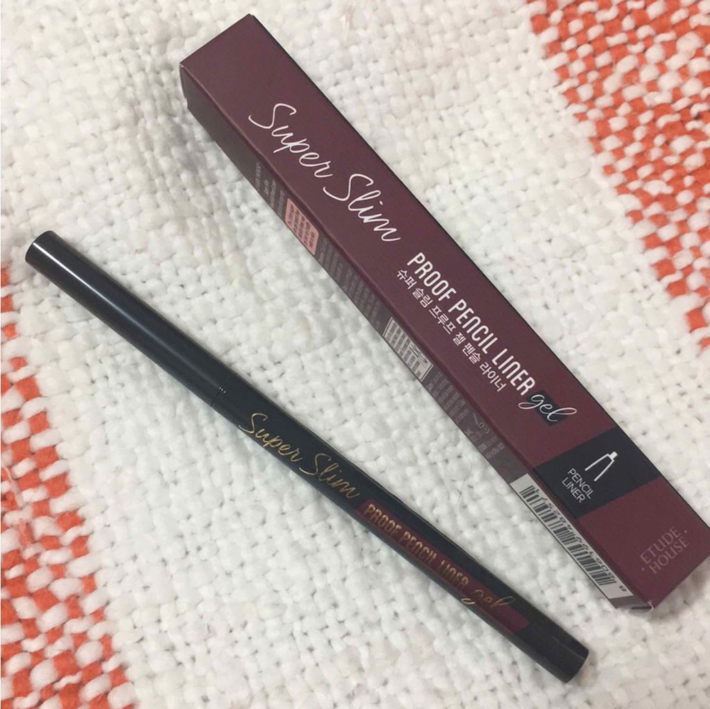 スーパースリム プルーフペンシルライナー/ETUDE/ペンシルアイライナーを使ったクチコミ(1枚目)