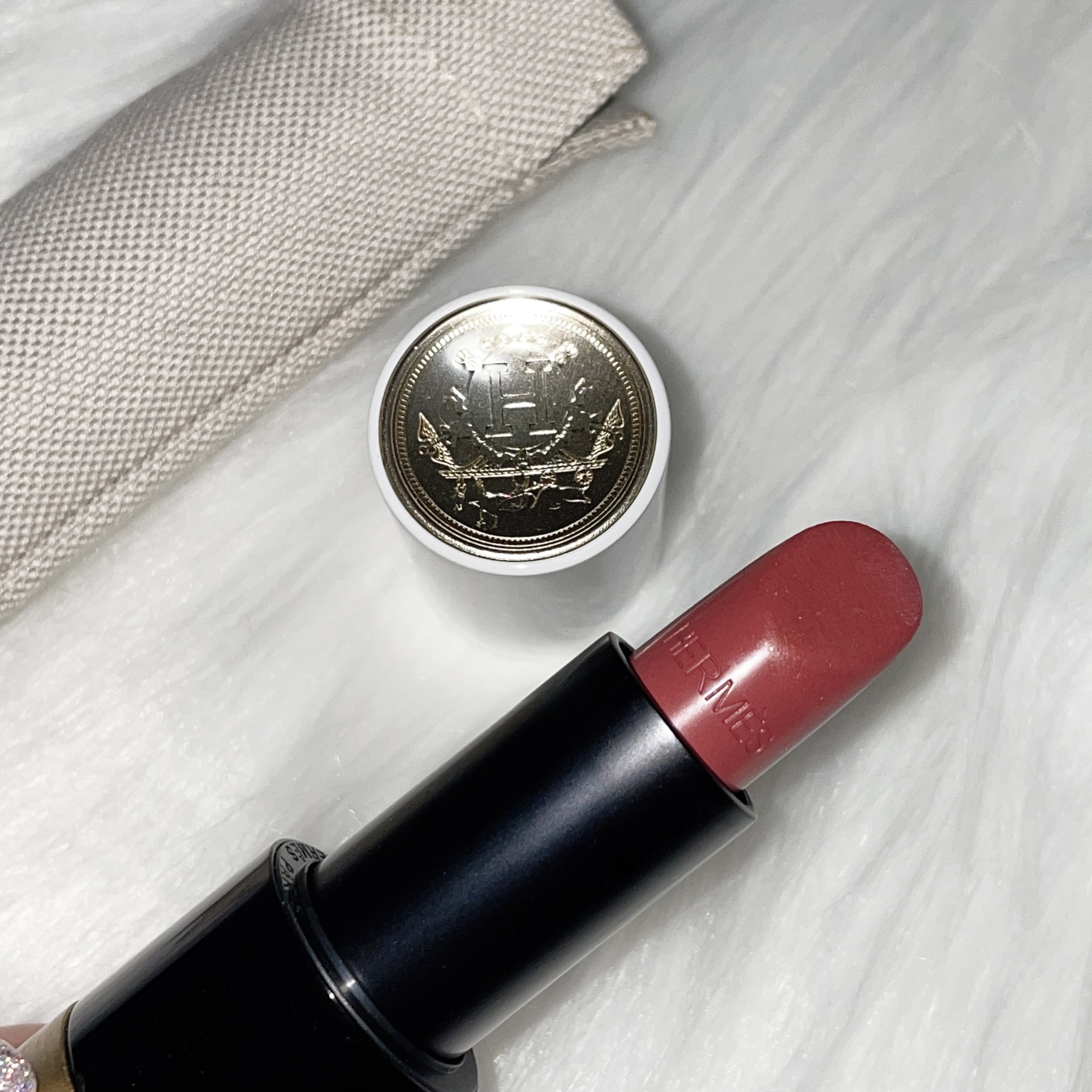 〈ルージュ・エルメス〉 ルージュ ア レーヴル サティネ/エルメス/口紅を使ったクチコミ（1枚目）