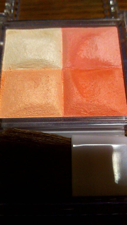 ミックスカラーチーク 02 コーラル系/CEZANNE/パウダーチークを使ったクチコミ(2枚目)