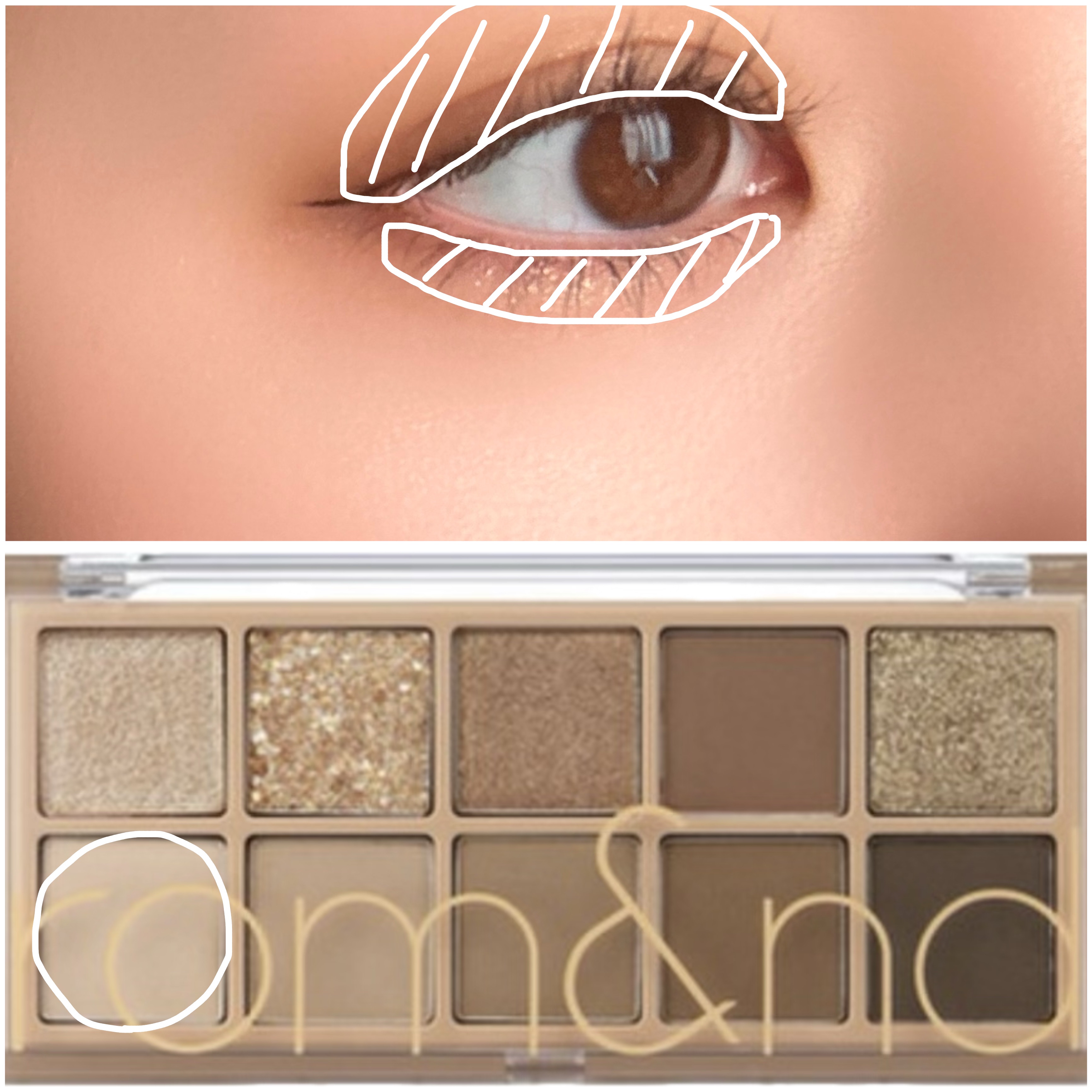 ベターザンパレット/rom&nd/アイシャドウパレットを使ったクチコミ（3枚目）