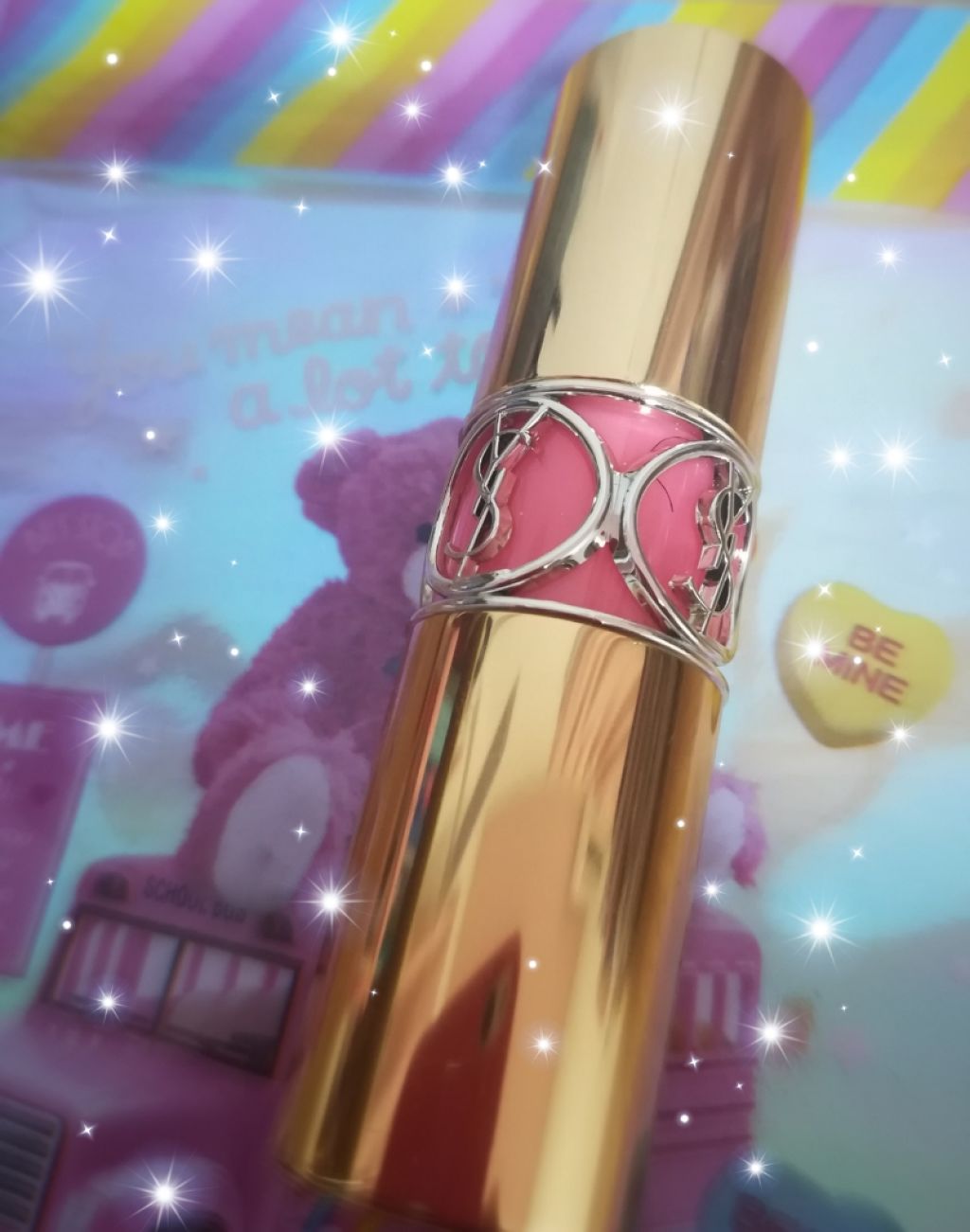 ルージュ ヴォリュプテ シャイン/YVES SAINT LAURENT BEAUTE/口紅を使ったクチコミ（1枚目）