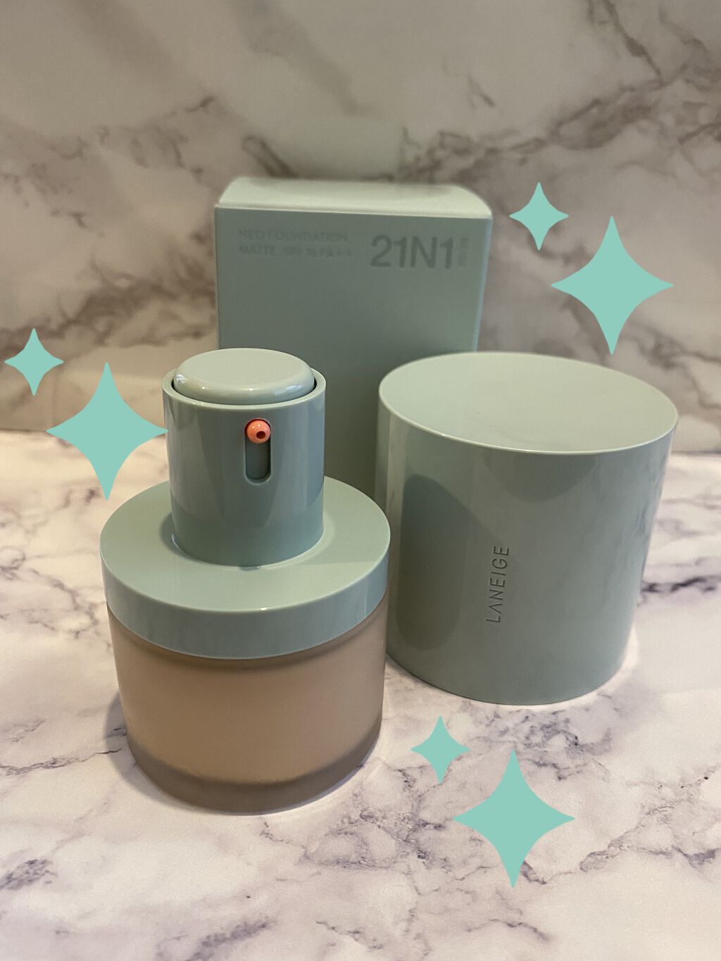 ネオファンデーション/LANEIGE/リキッドファンデーションを使ったクチコミ（2枚目）