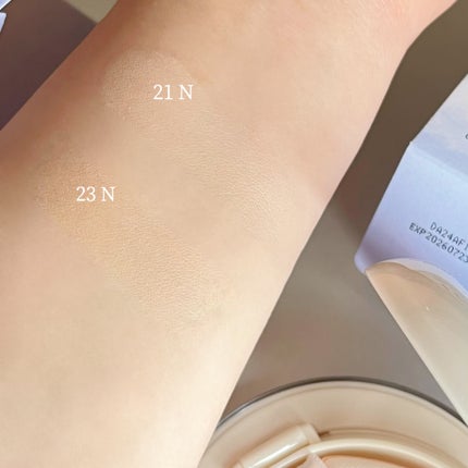 ブリージンググロークッション/Healus/クッションファンデーションを使ったクチコミ(5枚目)