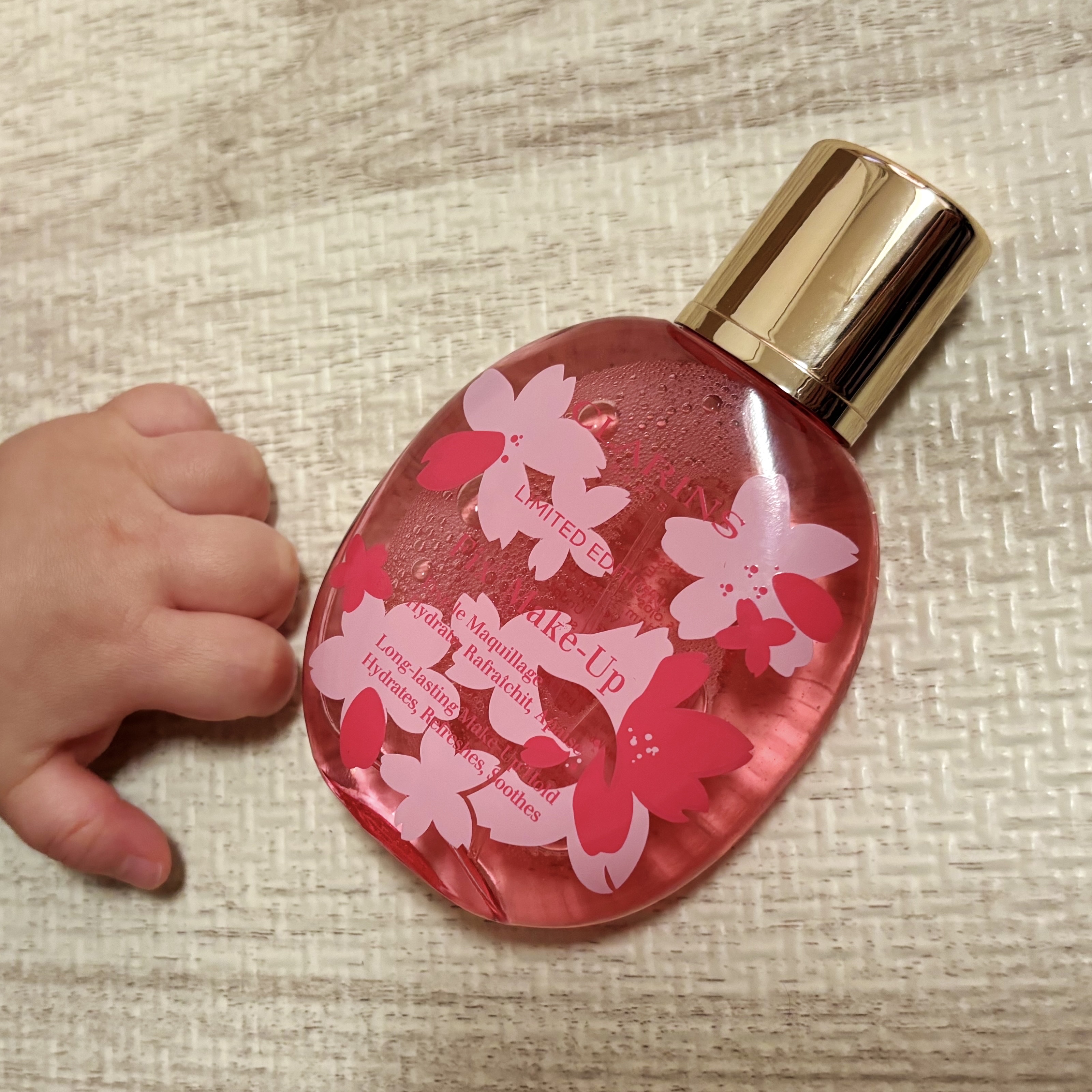 フィックス メイクアップ サクラ/CLARINS/ミスト状化粧水を使ったクチコミ（1枚目）