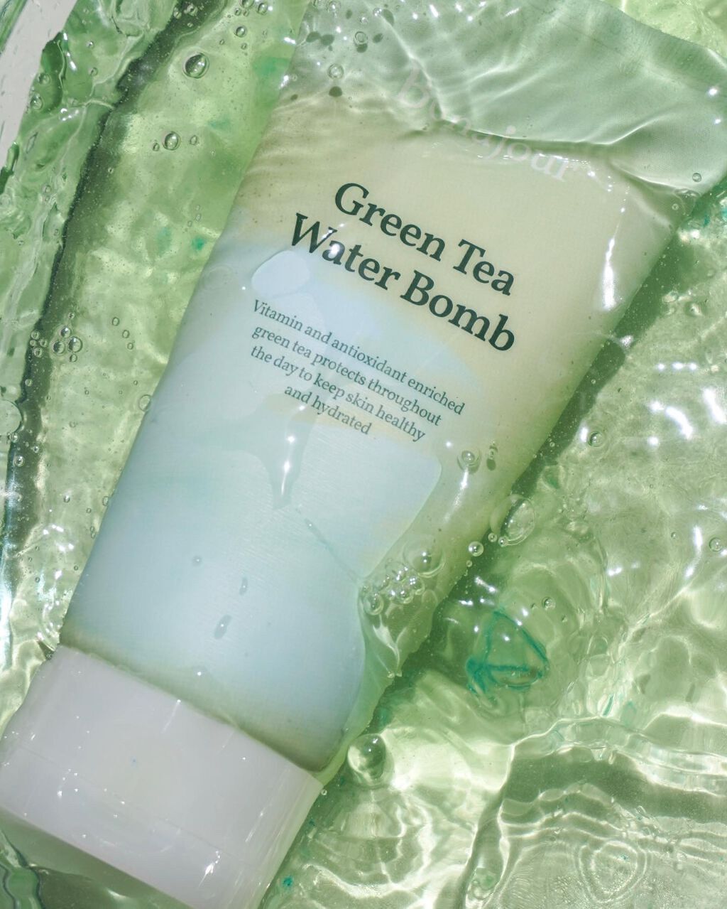 グリーンティーウォーターボム/Bonajour/フェイスクリームを使ったクチコミ(1枚目)