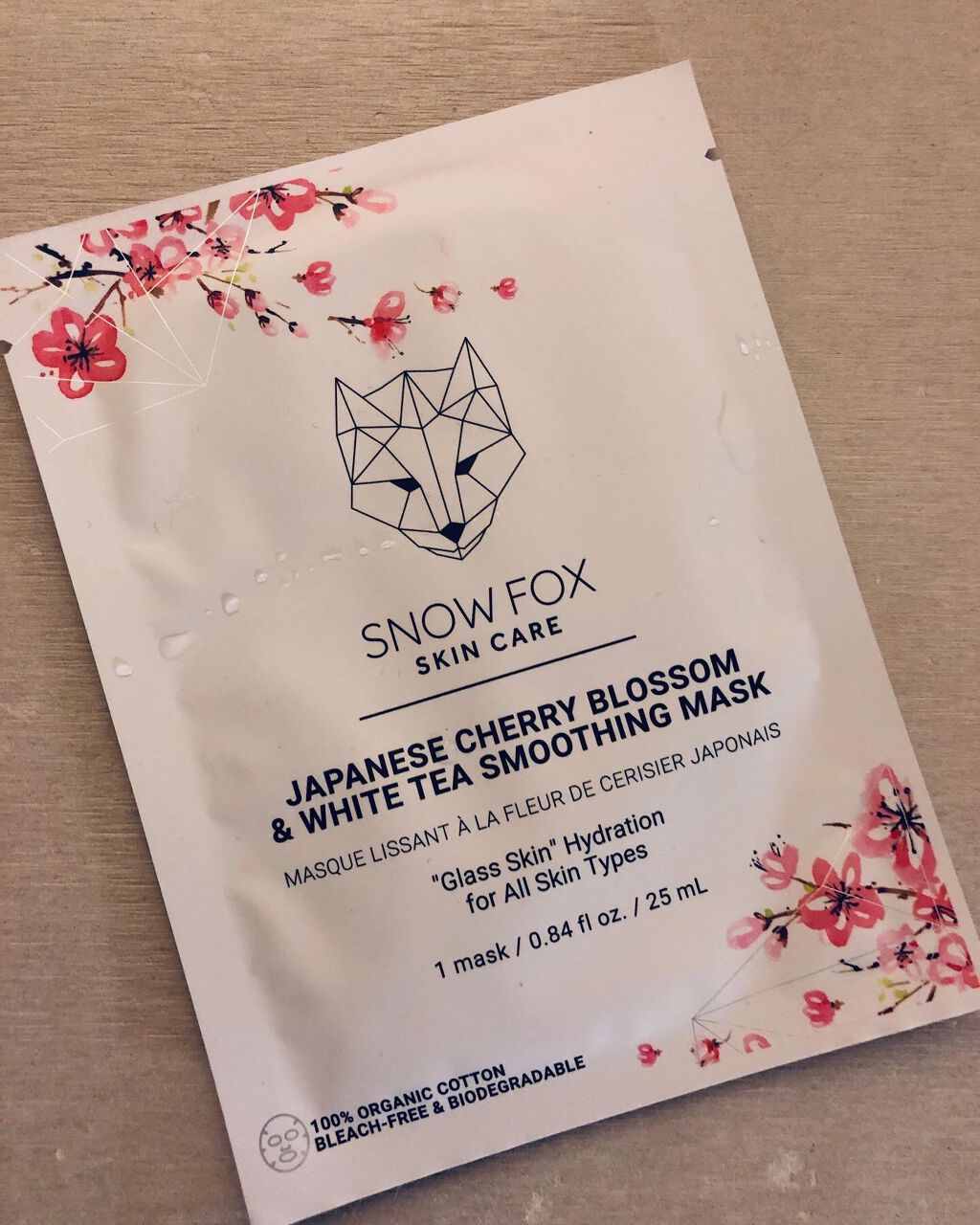 桜&ホワイトティー スムージング マスク/SNOW FOX SKINCARE/シートマスク・パックを使ったクチコミ(1枚目)