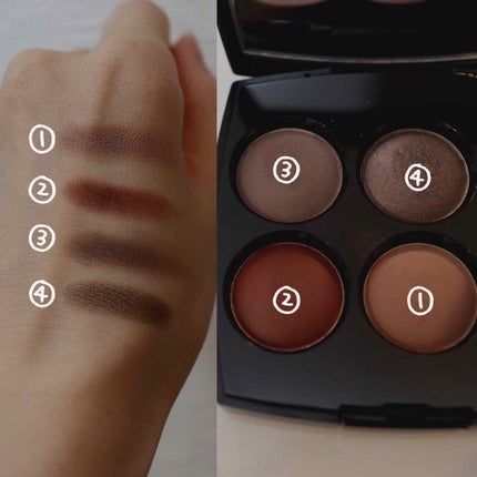 レ キャトル オンブル/CHANEL/アイシャドウパレットを使ったクチコミ(2枚目)