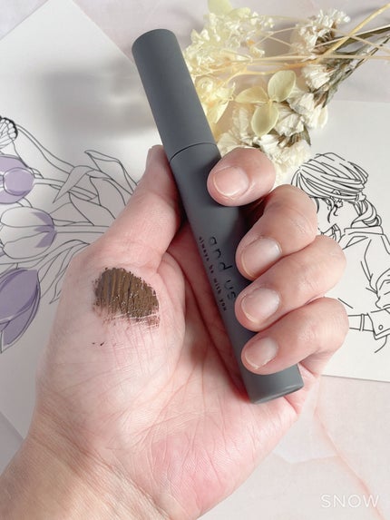 マスカラ BR(ブラウン)/and us/マスカラの画像