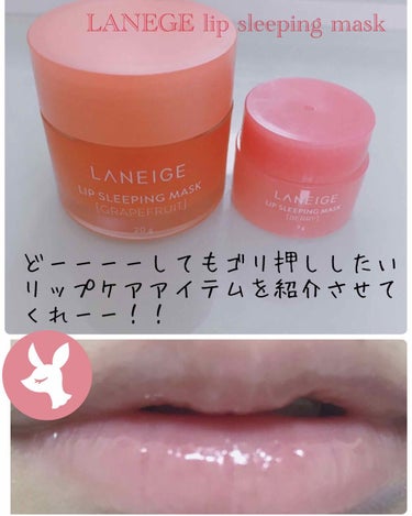 リップスリーピングマスク/LANEIGE/リップケア・リップクリームを使ったクチコミ（1枚目）