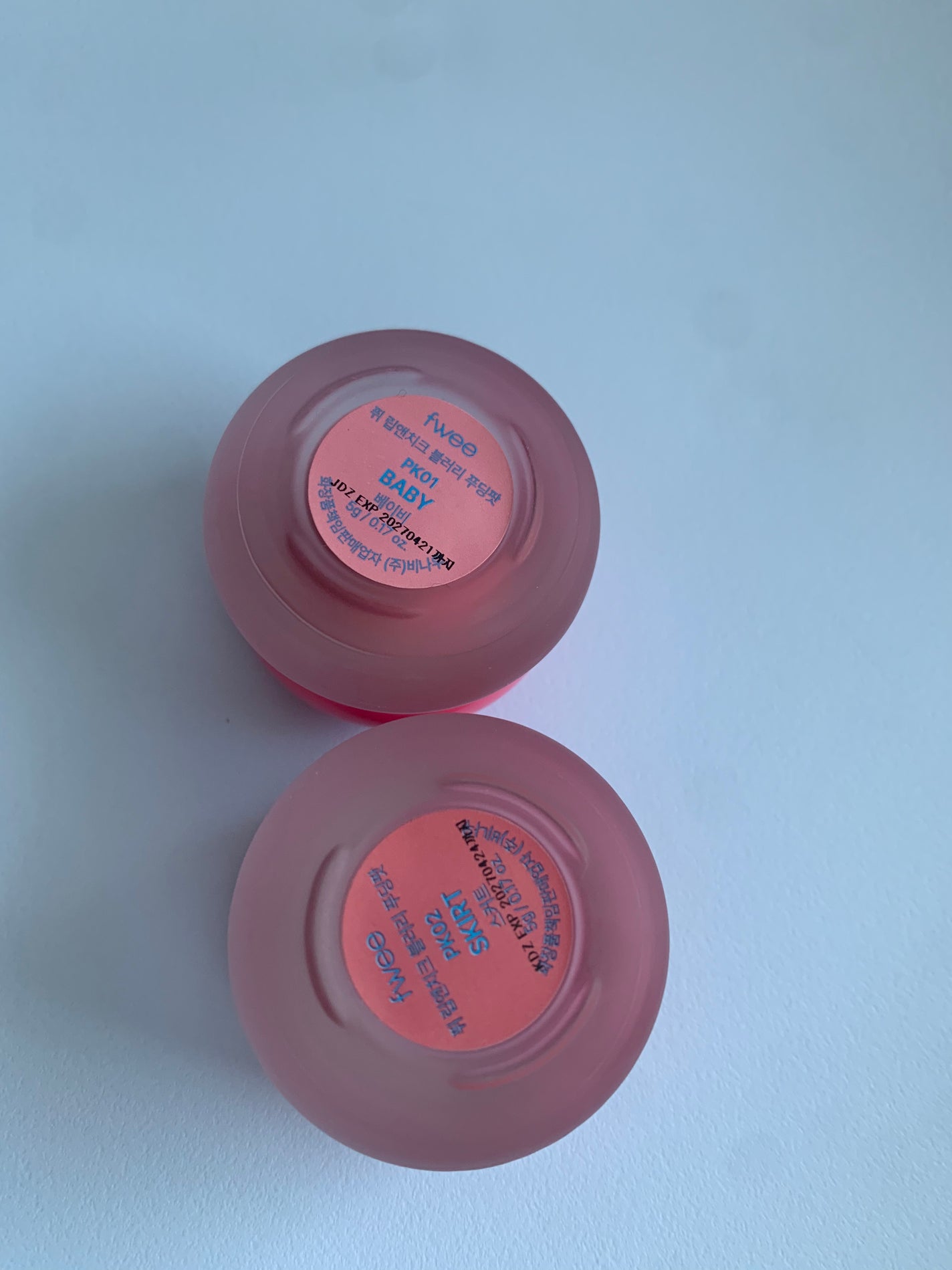 リップアンドチーク ブラーリープリンポット/fwee/口紅を使ったクチコミ(6枚目)