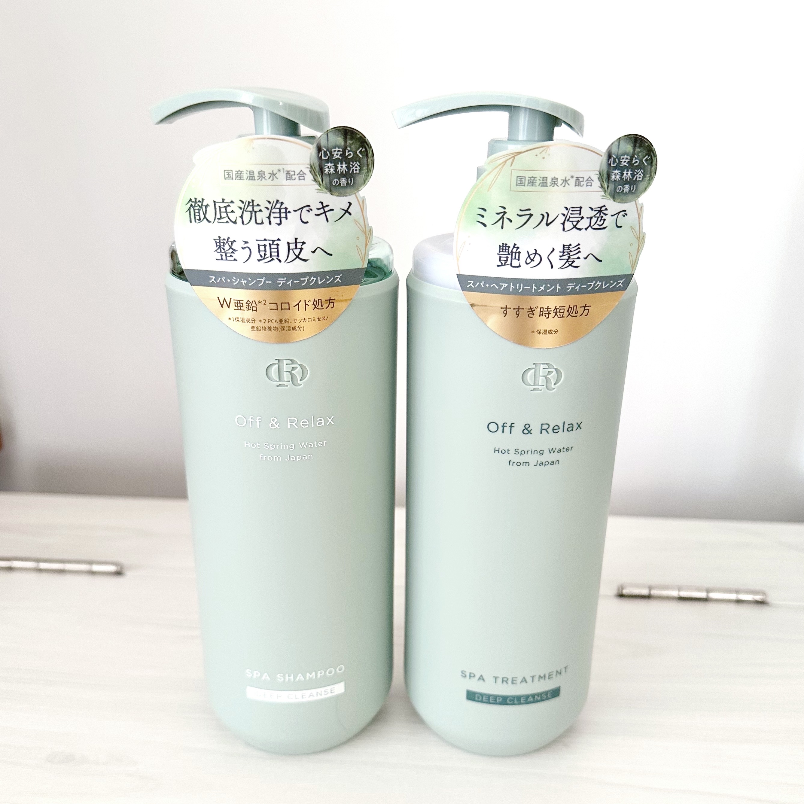 スパ・シャンプー/ヘアトリートメント ディープクレンズ/Off&Relax/市販シャンプーを使ったクチコミ（1枚目）