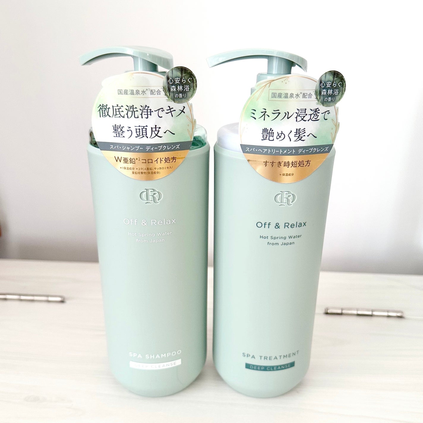 スパ・シャンプー/ヘアトリートメント ディープクレンズ/Off&Relax/市販シャンプーを使ったクチコミ(1枚目)