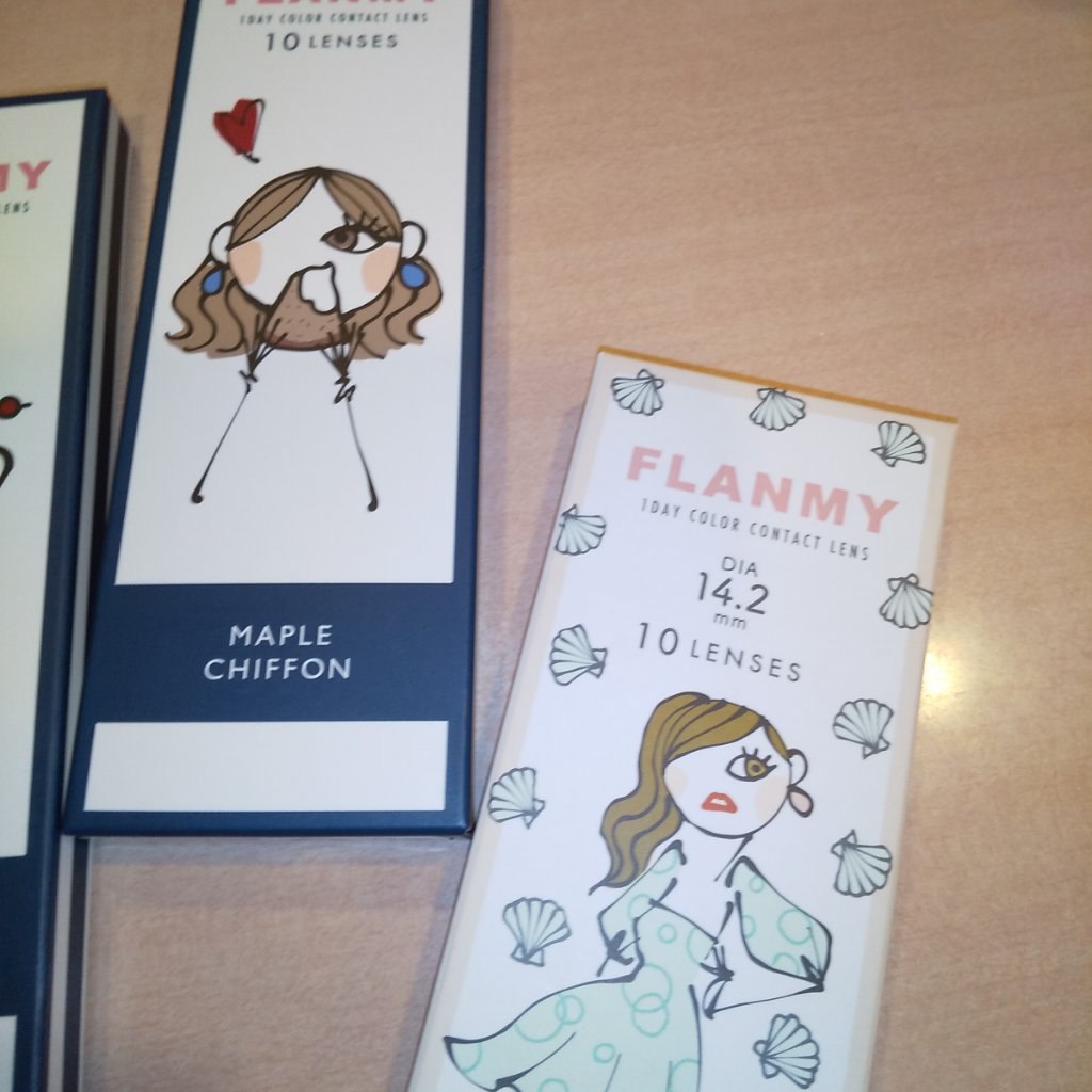 FLANMY 1day ホウジチャバーム/FLANMY/ワンデー（１DAY）カラコンを使ったクチコミ（3枚目）