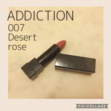 アディクション ザ リップスティック シアー 007 Desert Rose デザートローズ/ADDICTION/口紅を使ったクチコミ（1枚目）