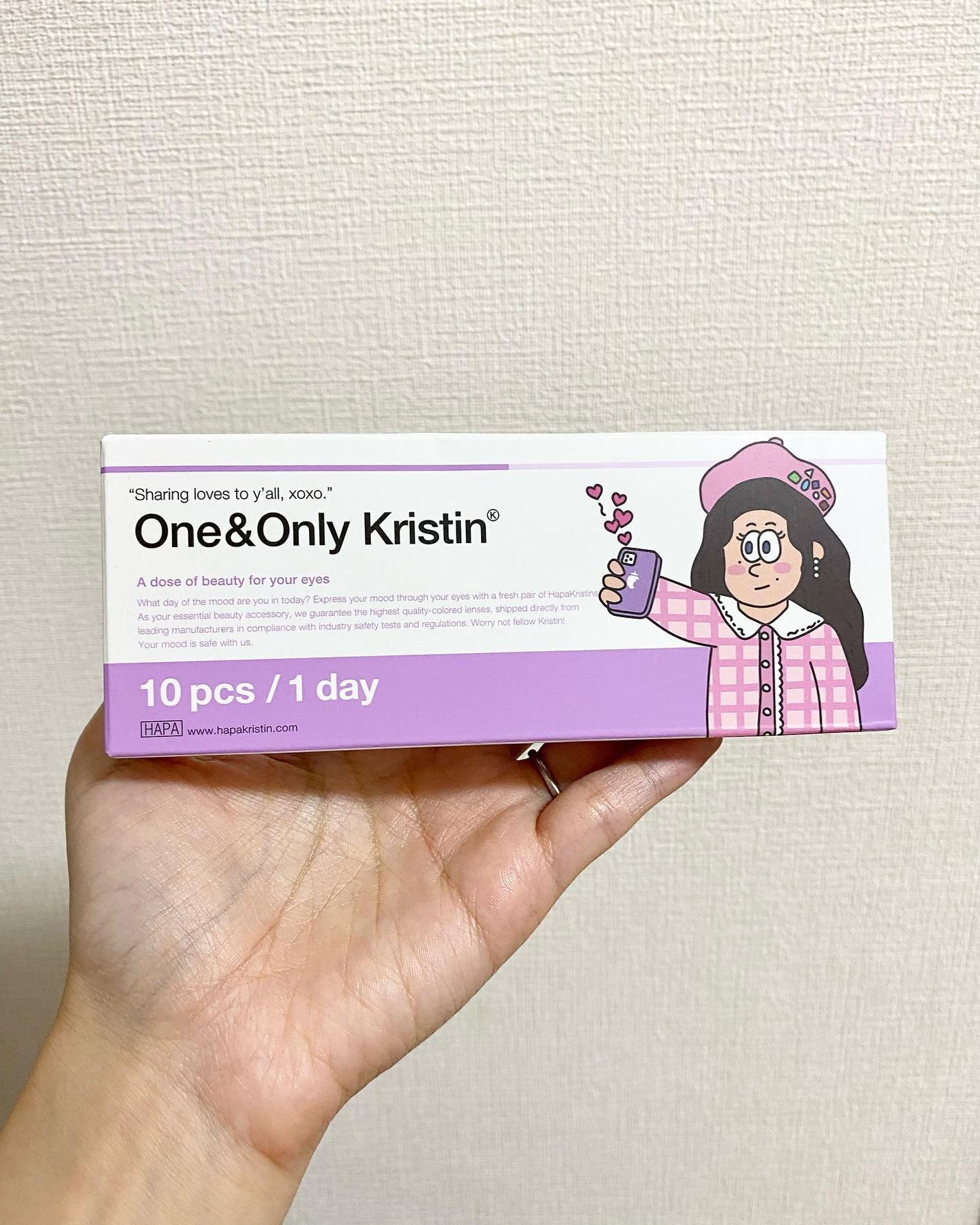 One & Only Kristin/Hapa kristin/カラーコンタクトレンズを使ったクチコミ(3枚目)