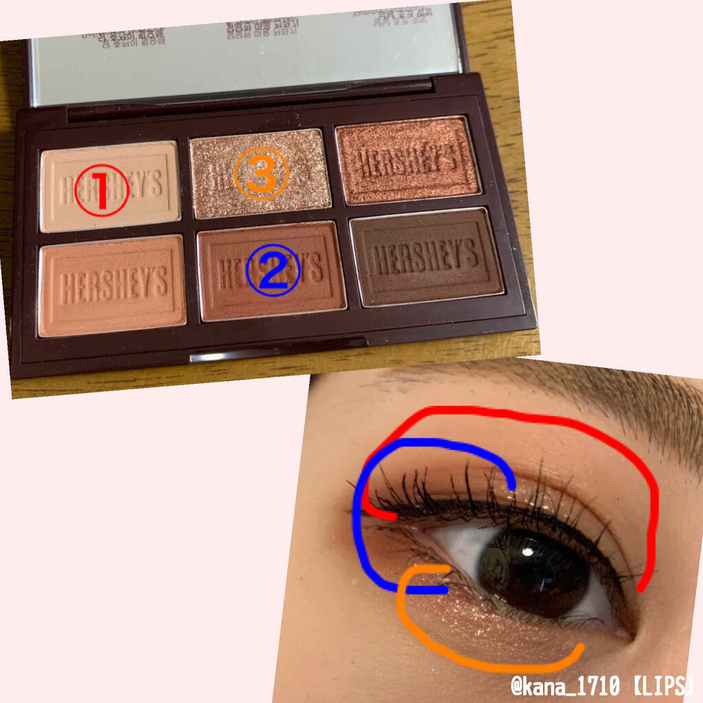 ハーシー プレイカラーアイズミニ/ETUDE/アイシャドウパレットを使ったクチコミ（2枚目）