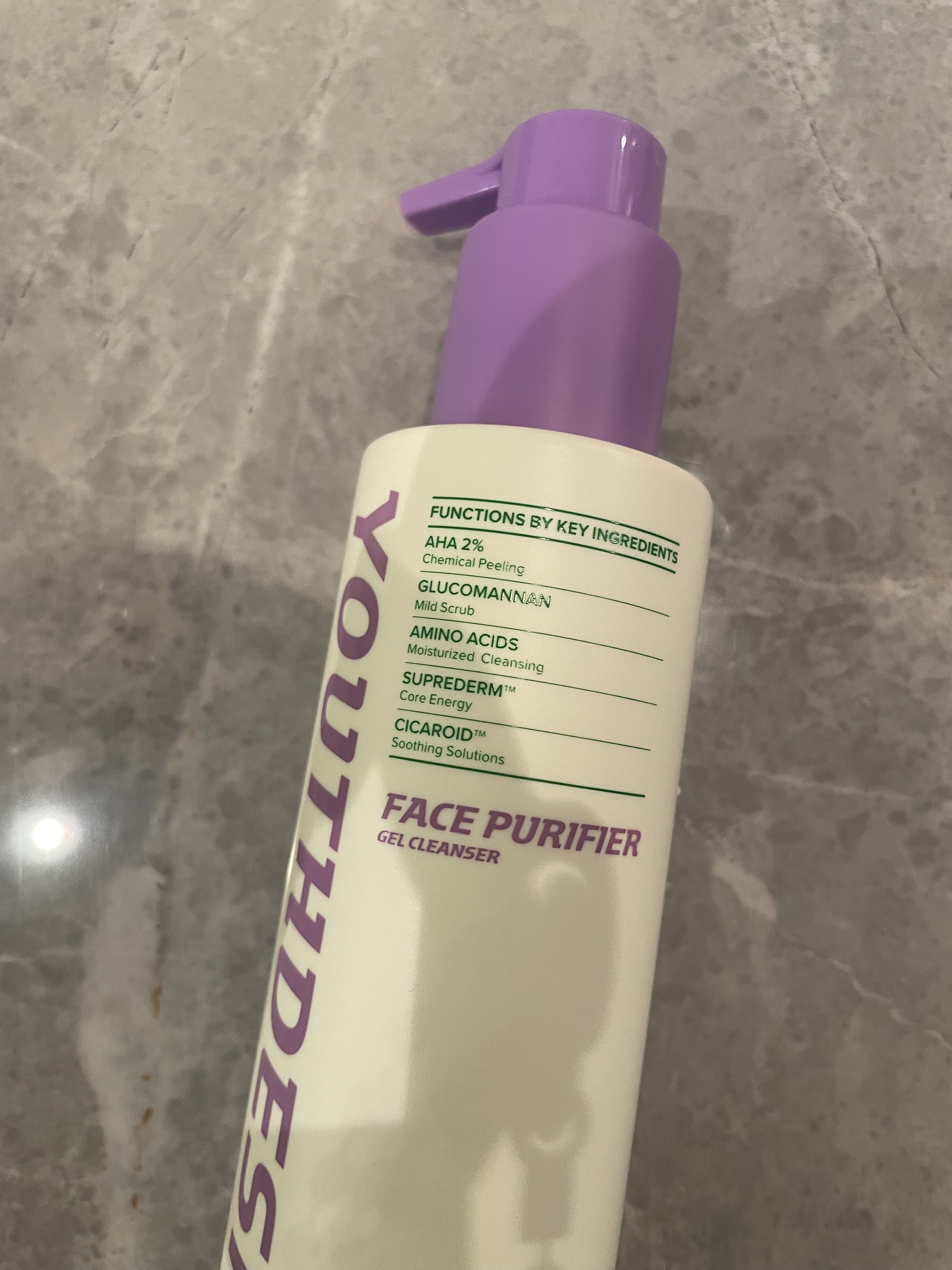 フェースピュリファイアジェルクレンザー/YOUTHDESK/クレンジングジェルを使ったクチコミ（2枚目）