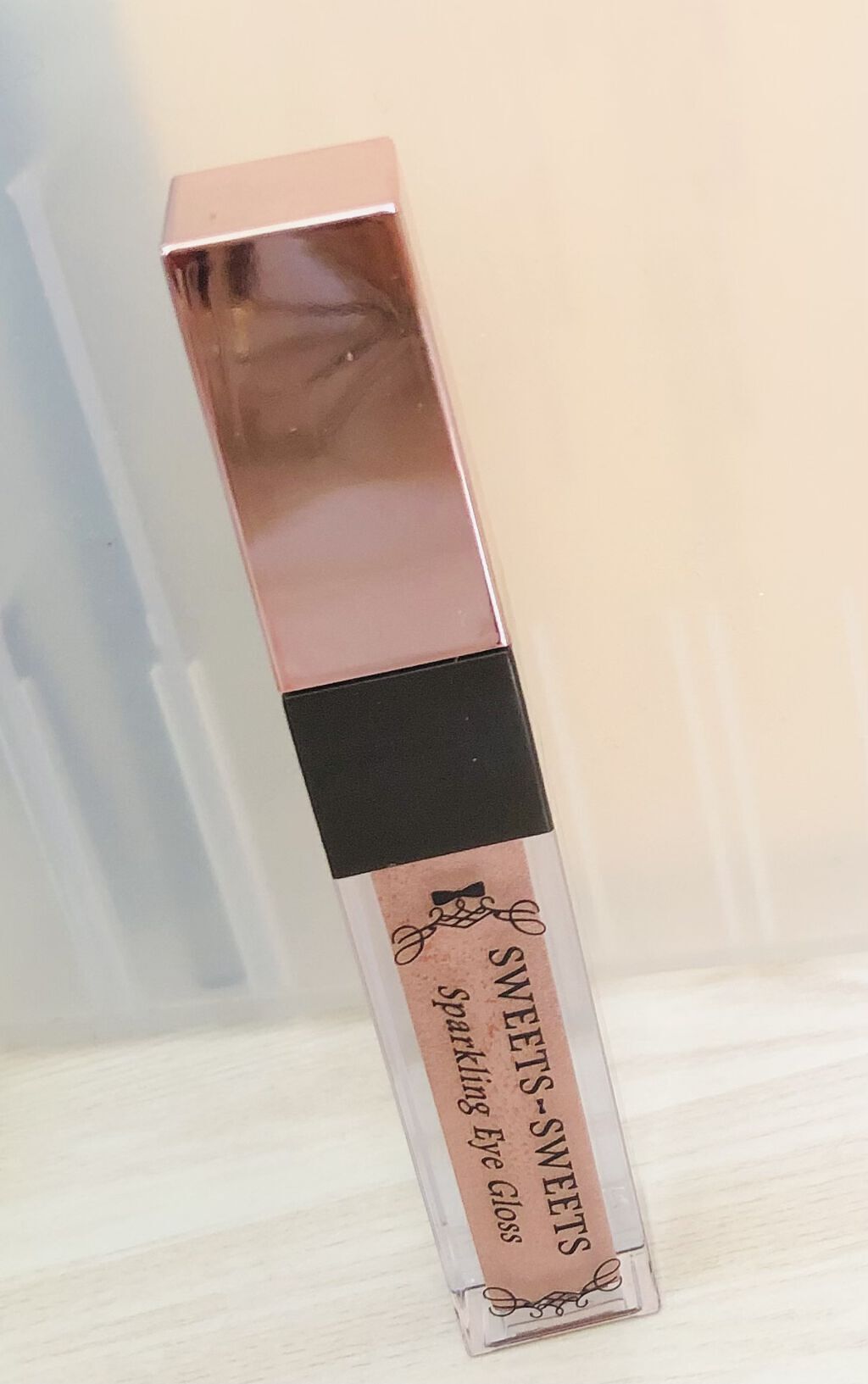 スパークリングアイグロス/スウィーツ スウィーツ/リキッドアイシャドウを使ったクチコミ（1枚目）