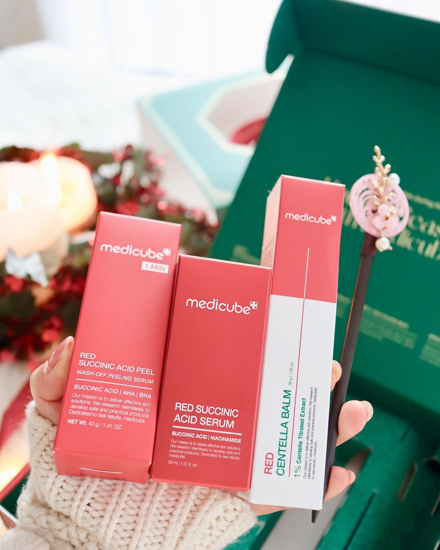 レッドシカバーム/MEDICUBE/フェイスクリームを使ったクチコミ(4枚目)