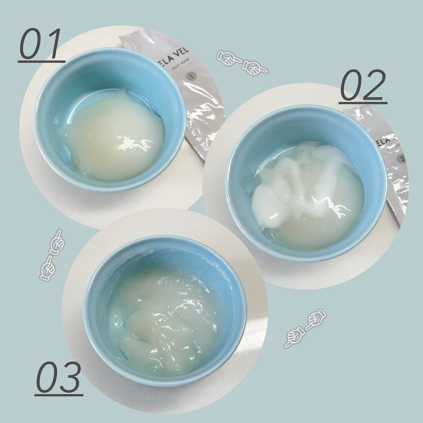 炭酸ガスパック JELLY MASK/BELA VELA/シートマスク・パックを使ったクチコミ(3枚目)