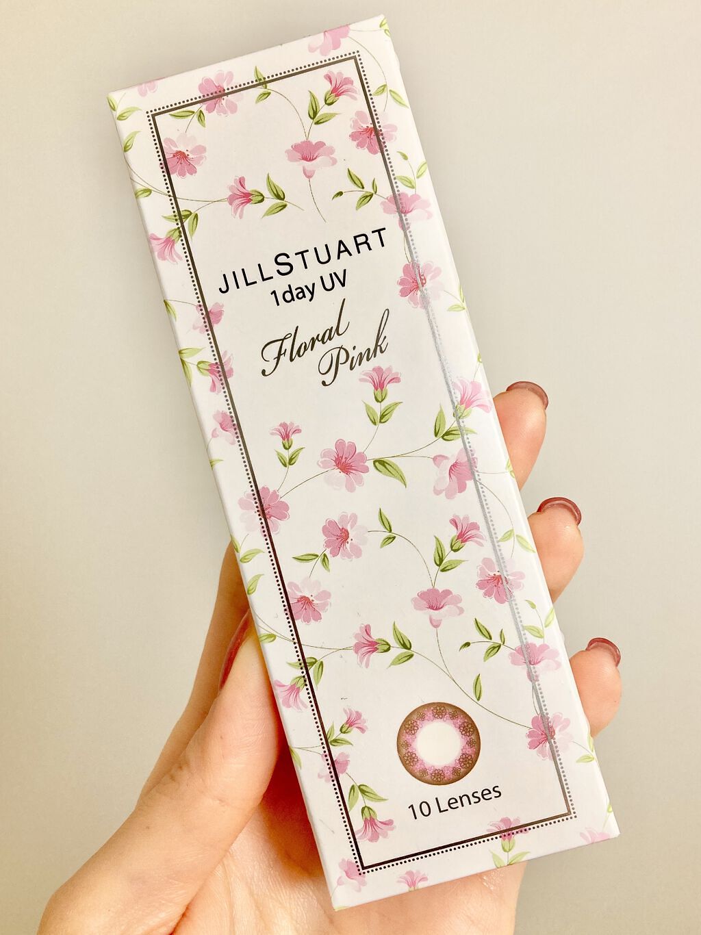 JILL STUART 1day UV フローラル ピンク/JILL STUART/ワンデー（１DAY）カラコンを使ったクチコミ（2枚目）