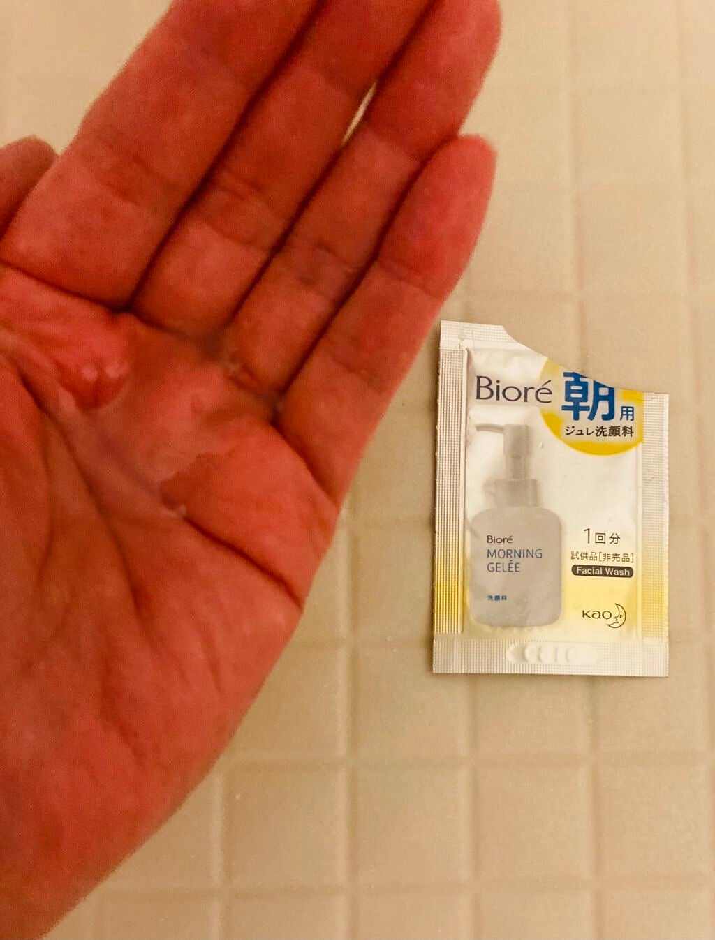 朝用ジュレ洗顔料/ビオレ/その他洗顔料を使ったクチコミ(3枚目)