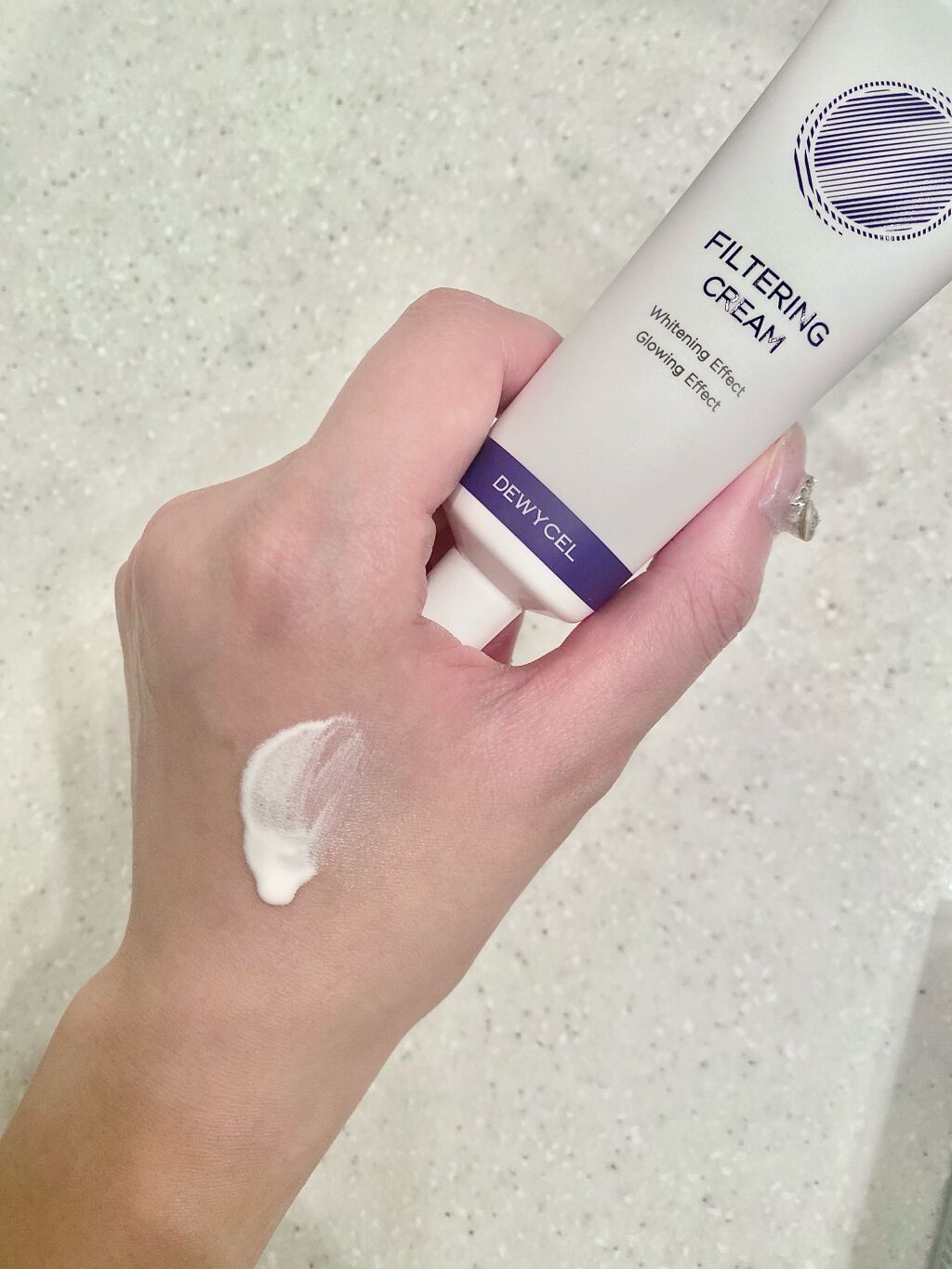 フィルタリングクリーム/DEWYCEL/日焼け止めクリームを使ったクチコミ（2枚目）