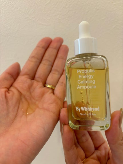 プロポリスエナジーカーミングアンプル/By Wishtrend/美容液を使ったクチコミ(3枚目)