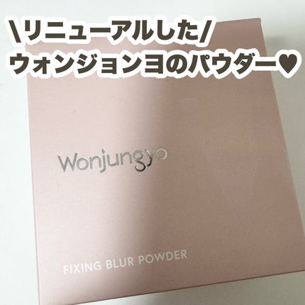 ウォンジョンヨ フィクシングブラーパウダー N/Wonjungyo/ルースパウダーを使ったクチコミ(1枚目)