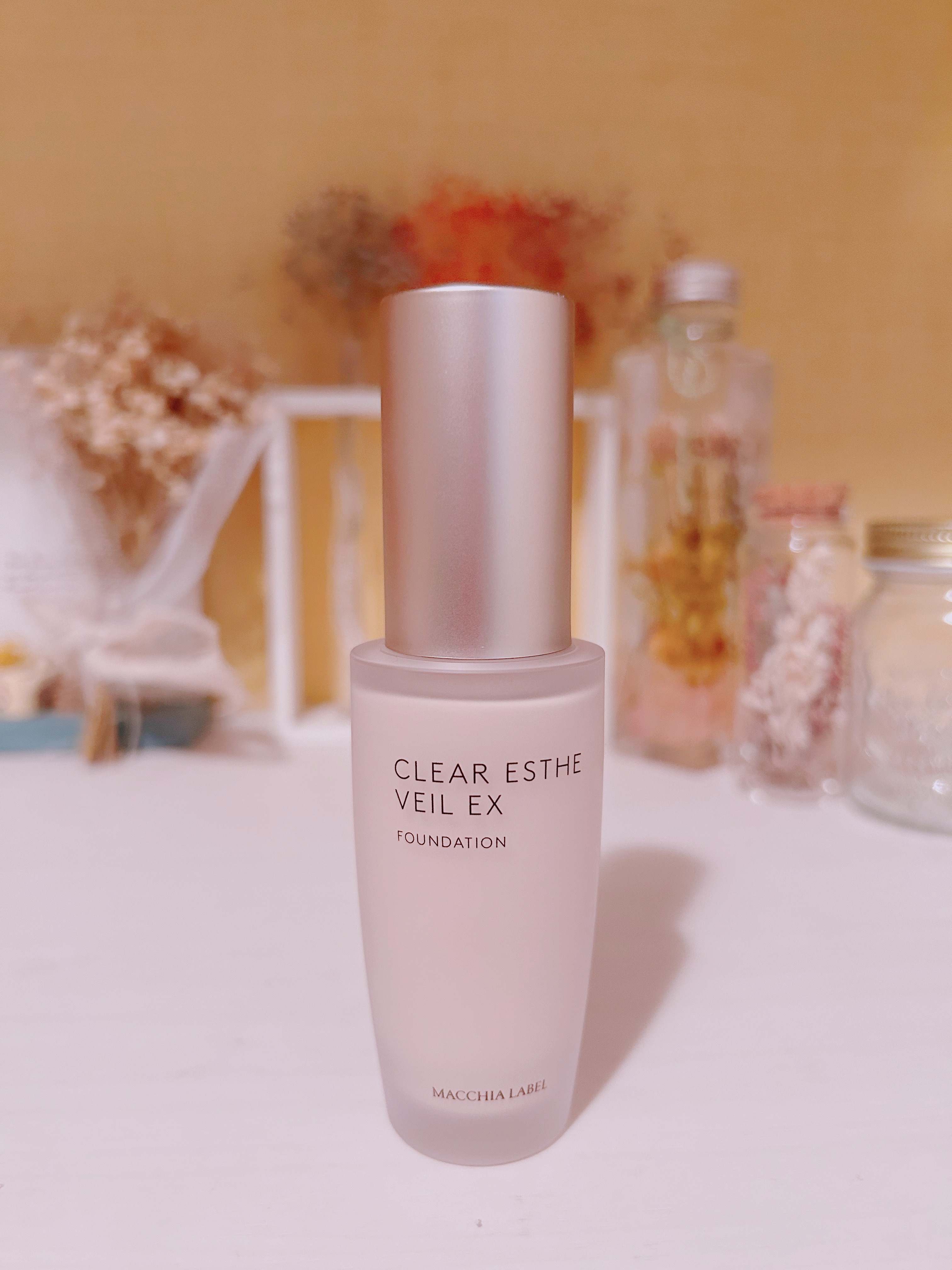 薬用クリアエステヴェールEX 03 ライトベージュ/Macchia Label/リキッドファンデーションを使ったクチコミ（1枚目）