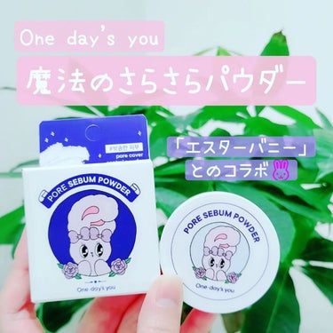 ポアセバムパウダー/One-day's you/ルースパウダーを使ったクチコミ（1枚目）