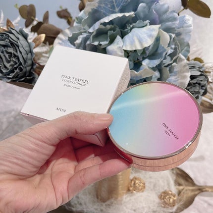 ピンクティーツリーカバークッション/APLIN/クッションファンデーションを使ったクチコミ(1枚目)