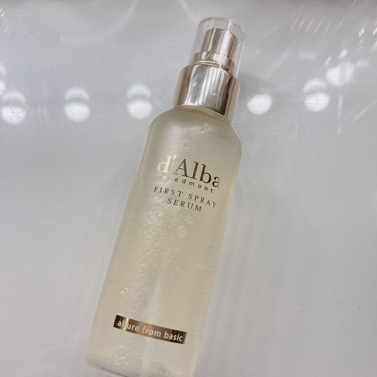 ダルバ ホワイトトリュフファーストスプレーセラム/ダルバ/ミスト状化粧水を使ったクチコミ(1枚目)