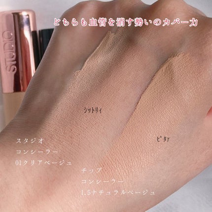 カバーパーフェクション チップコンシーラー/the SAEM/リキッドコンシーラーを使ったクチコミ(4枚目)