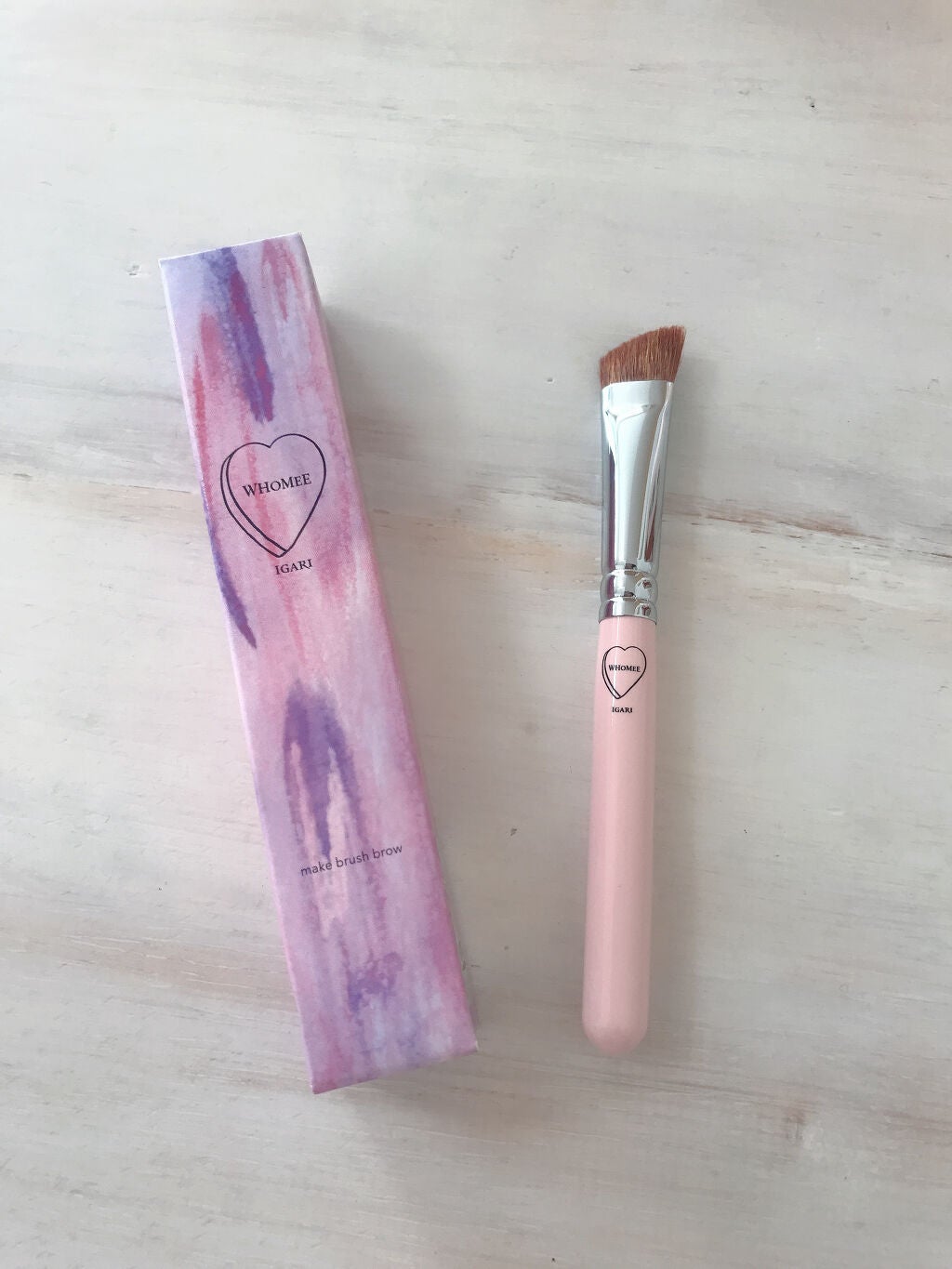 フーミー アイブロウブラシ 熊野筆/WHOMEE/メイクブラシを使ったクチコミ(1枚目)