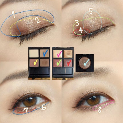 アイ カラー クォード/TOM FORD BEAUTY/アイシャドウパレットを使ったクチコミ(4枚目)