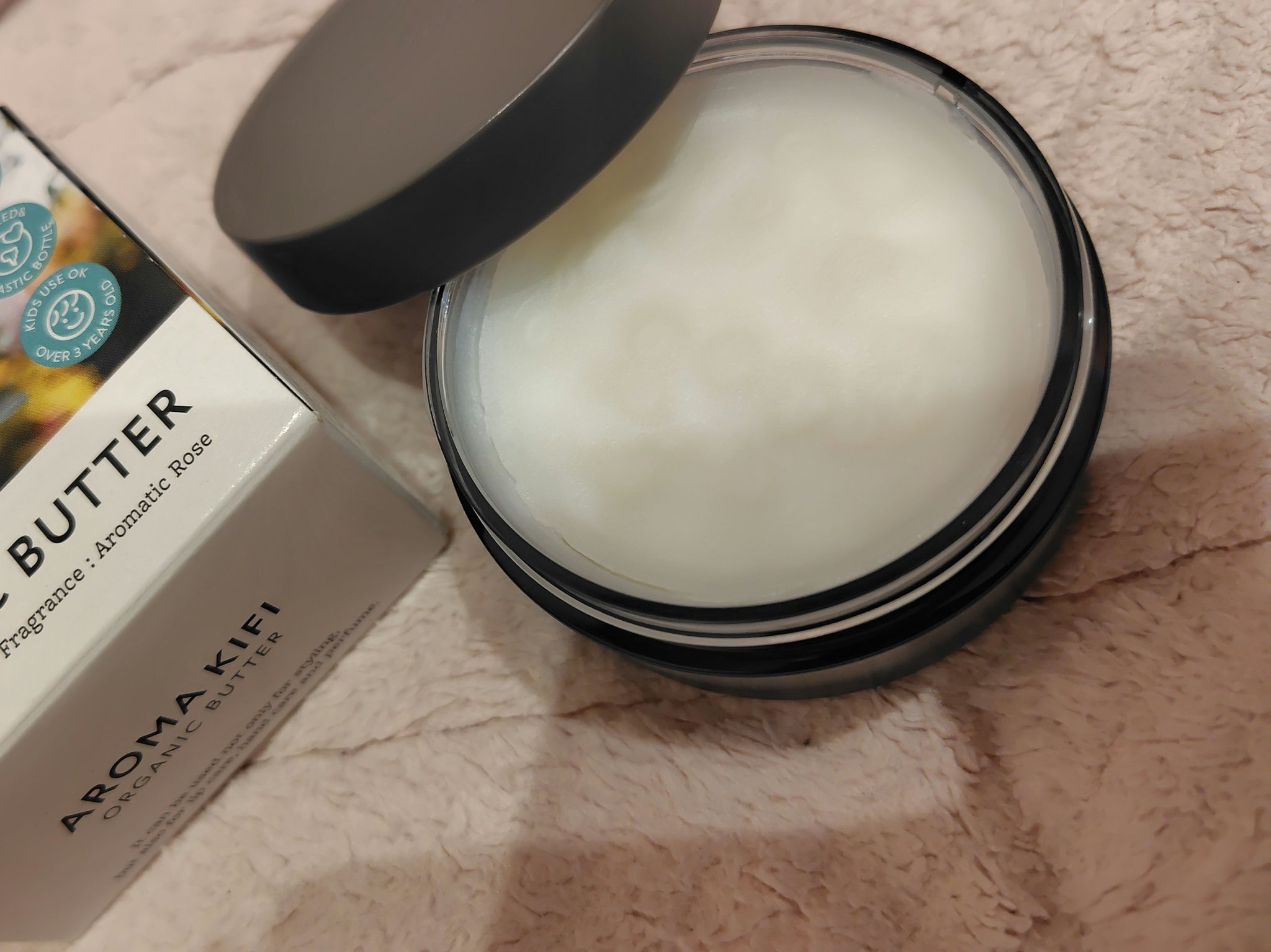 オーガニックバター ウェットアレンジ/AROMA KIFI/ヘアバームを使ったクチコミ（2枚目）