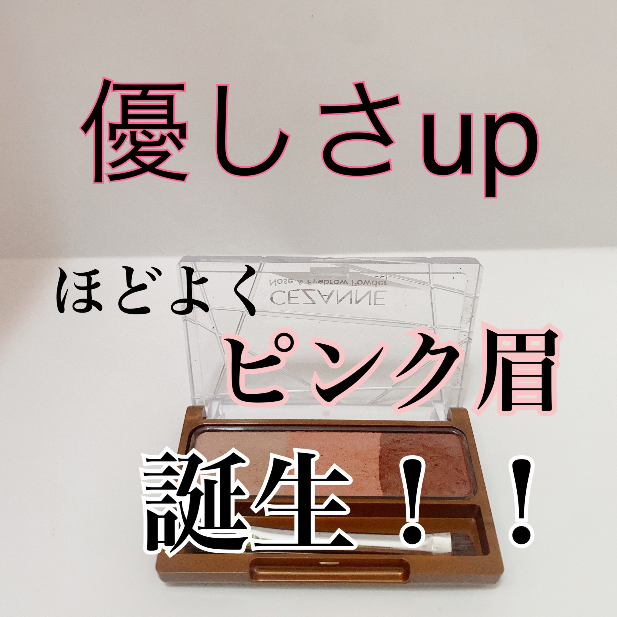 ノーズ＆アイブロウパウダー 05コーラルブラウン/CEZANNE/パウダーアイブロウを使ったクチコミ（2枚目）