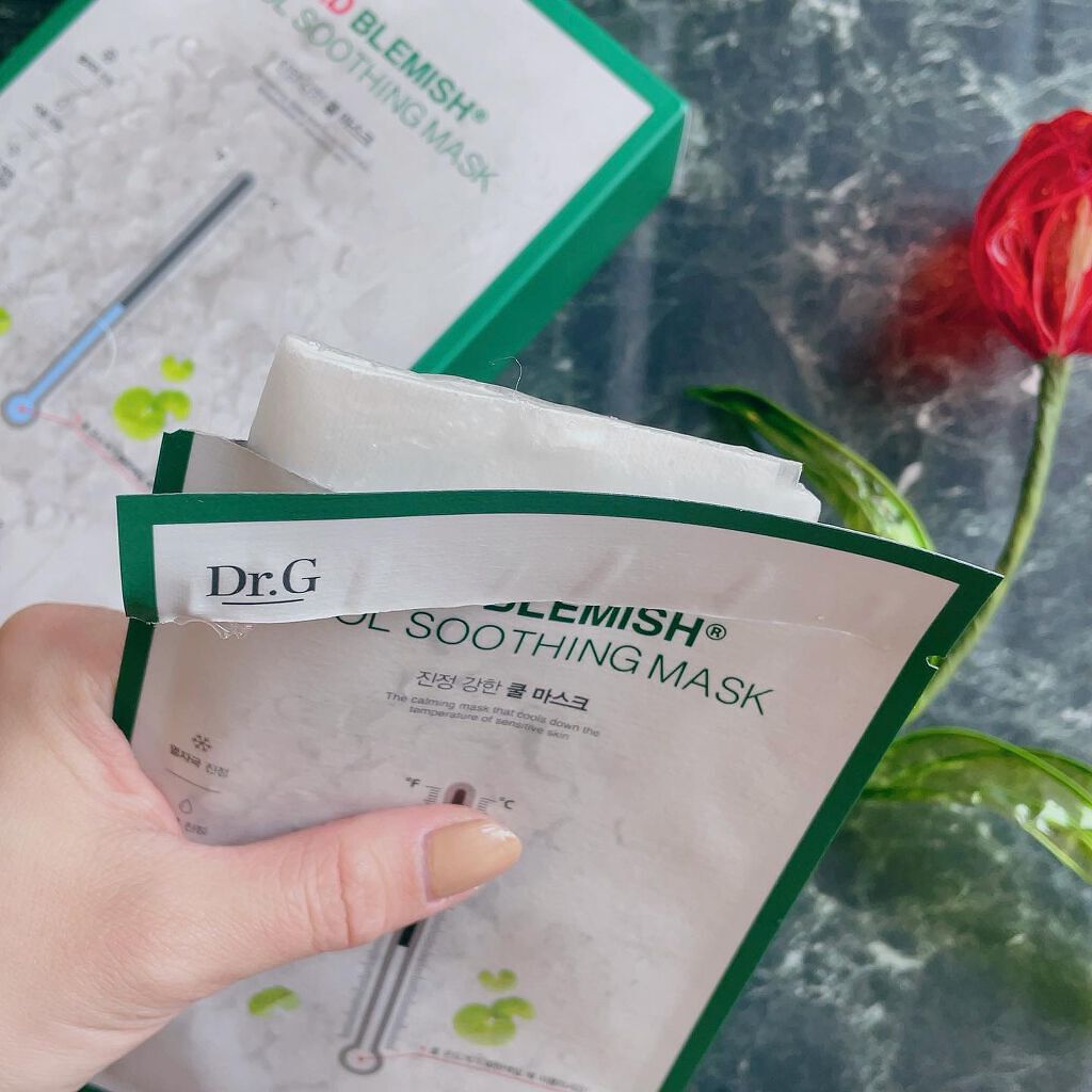 レッドブレミッシュ クールスージングマスク/Dr.G/シートマスク・パックを使ったクチコミ（2枚目）