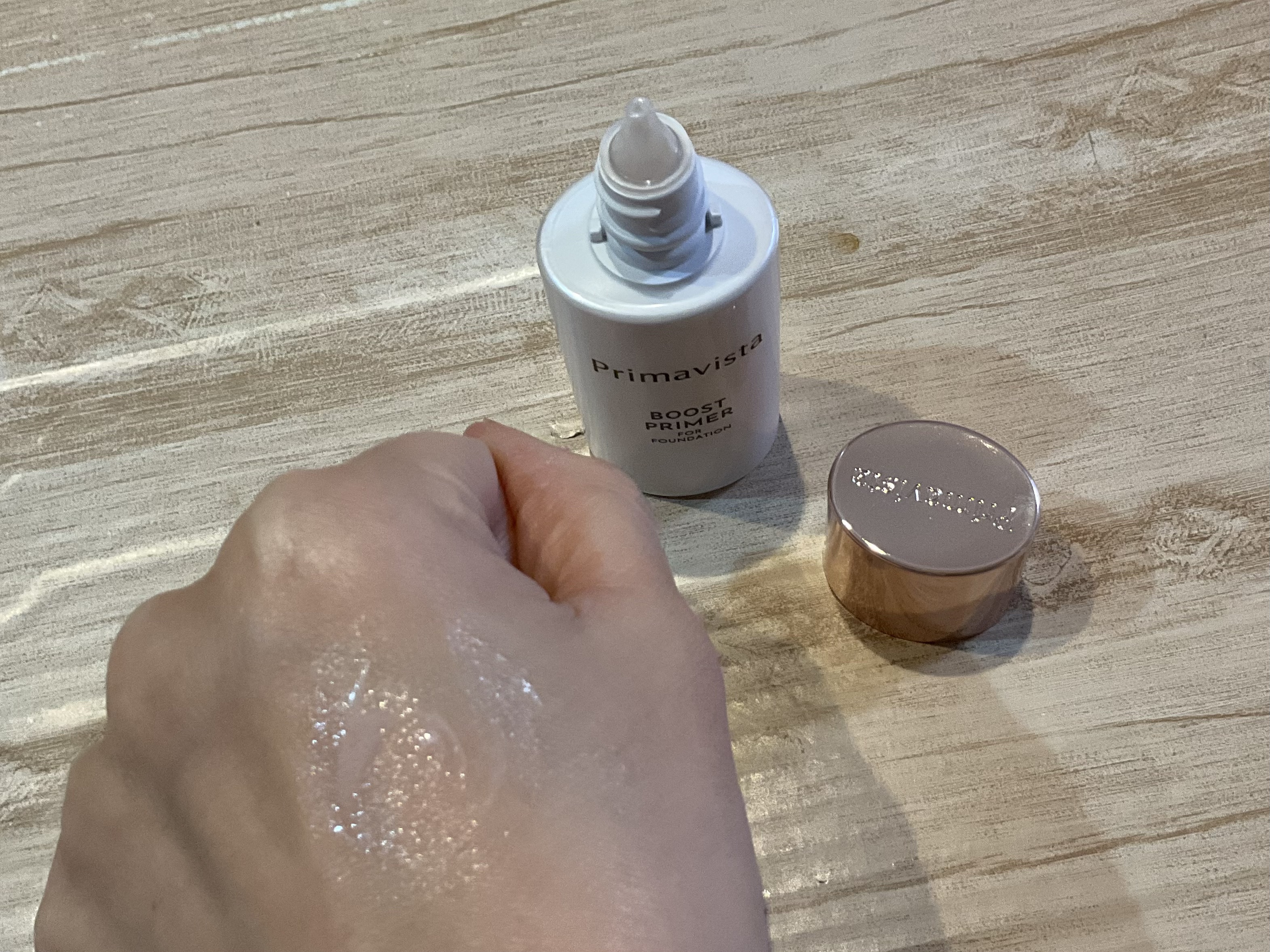 ファンデブースト<皮脂くずれ防止>/プリマヴィスタ/化粧下地を使ったクチコミ（3枚目）